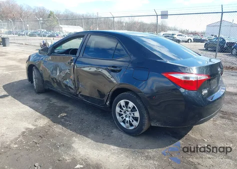 2015 Toyota Corolla Le from USA, damaged, VIN 2T1BURHE7FC417762